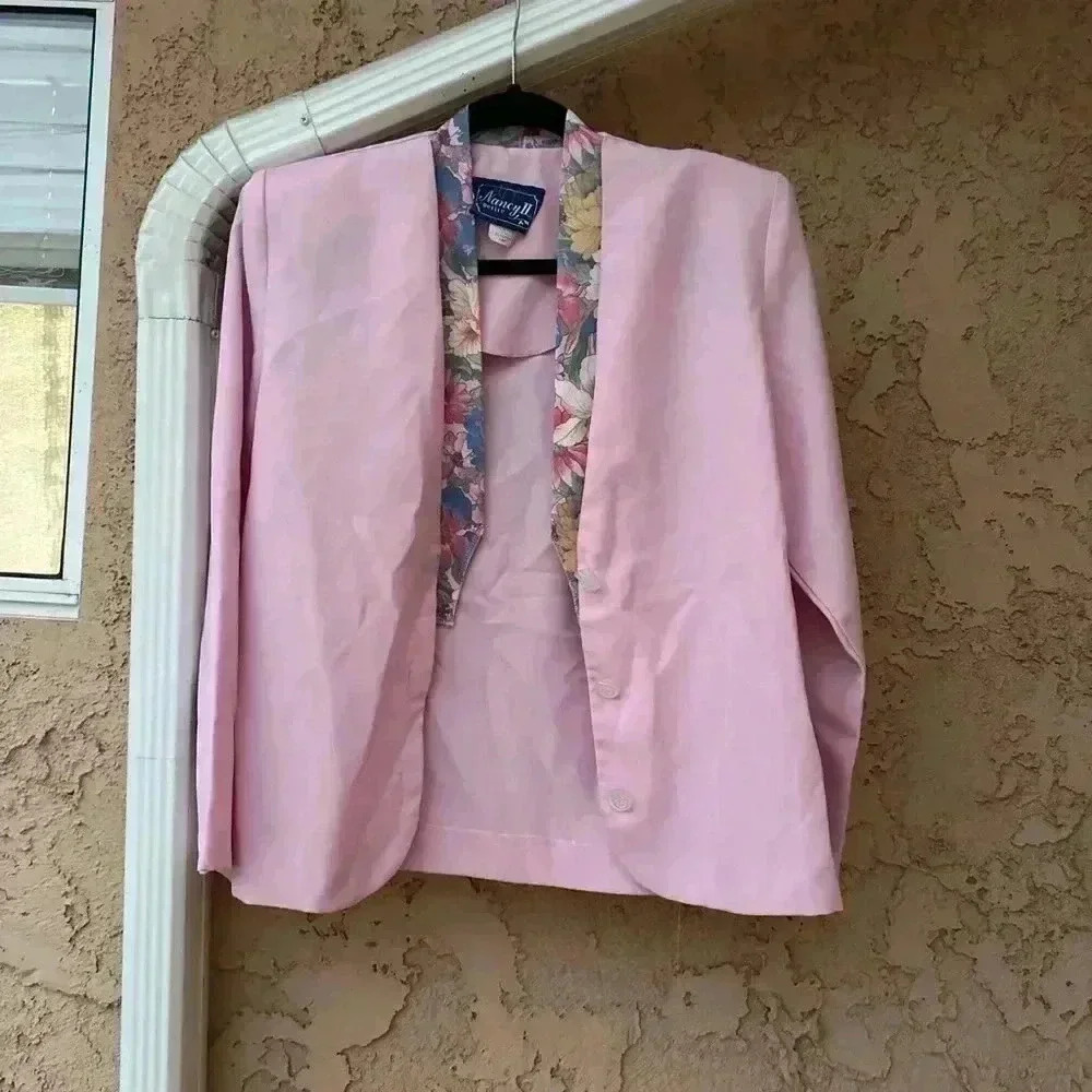 Vintage blazer pink size 10